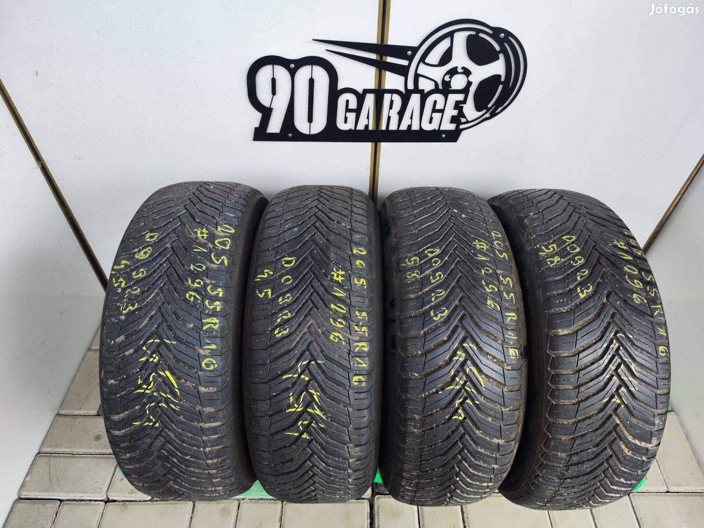 205/55 R16 Michelin 4db Négyévszakos gumi 90Garage #1296