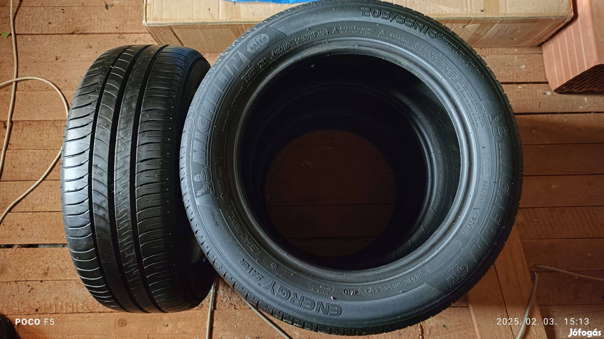 205/55 R16 Michelin Energy saver nyári gumik 2018-as gyártás