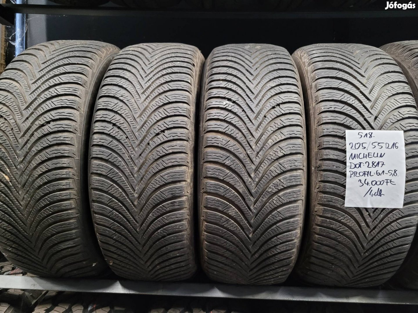 205/55 R16 Michelin téli gumik