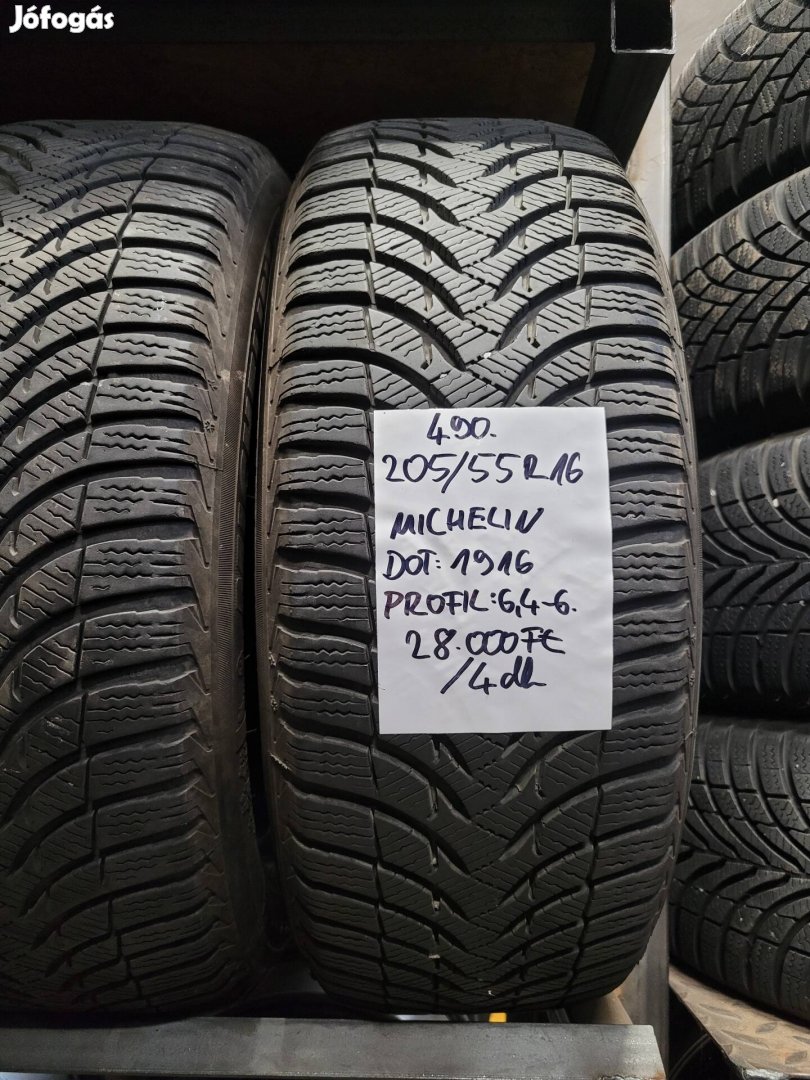 205/55 R16 Michelin téligumik