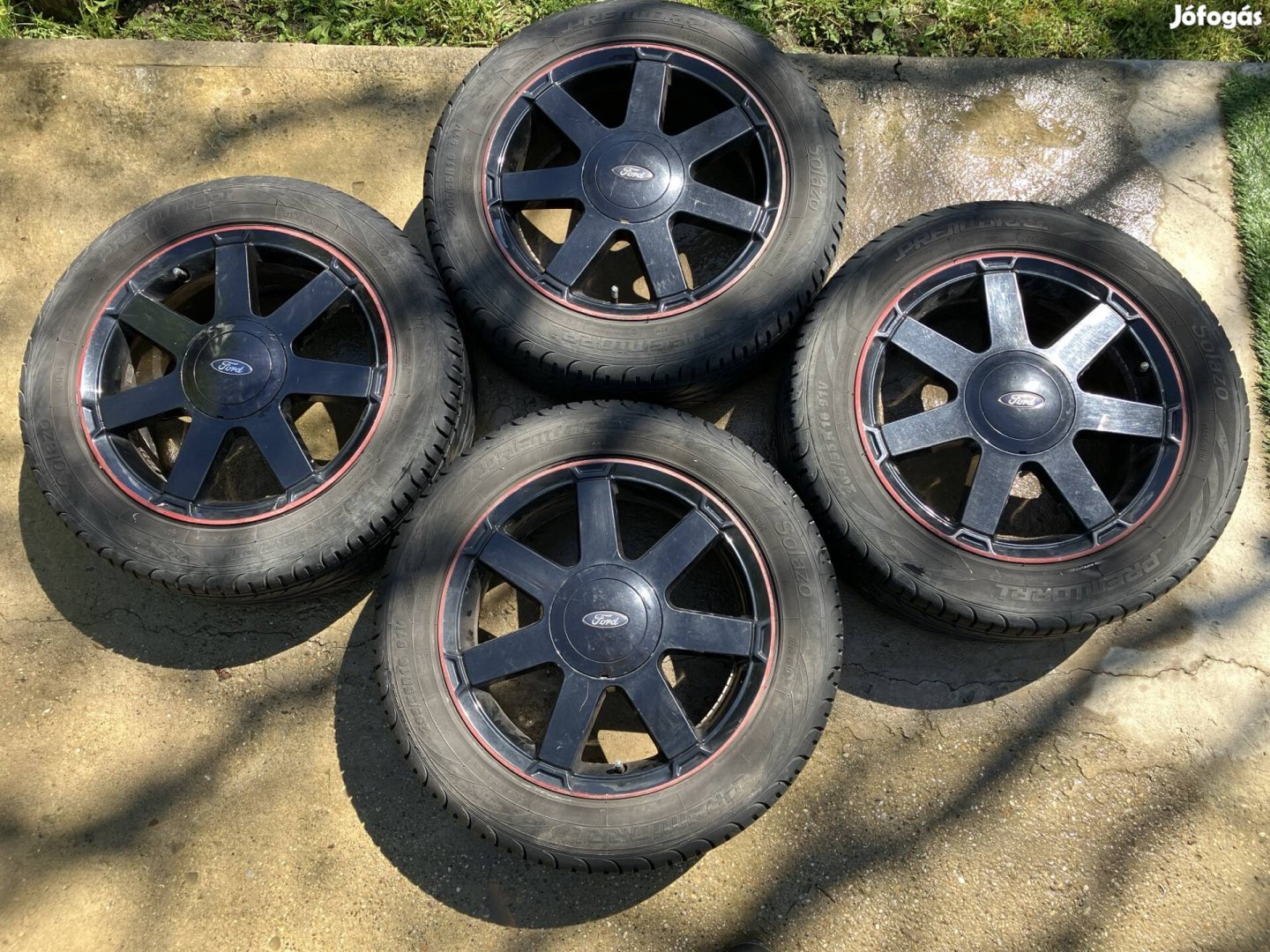 205/55 R16 Nyári gumi, Ford Alufelni + kerékcsavarok
