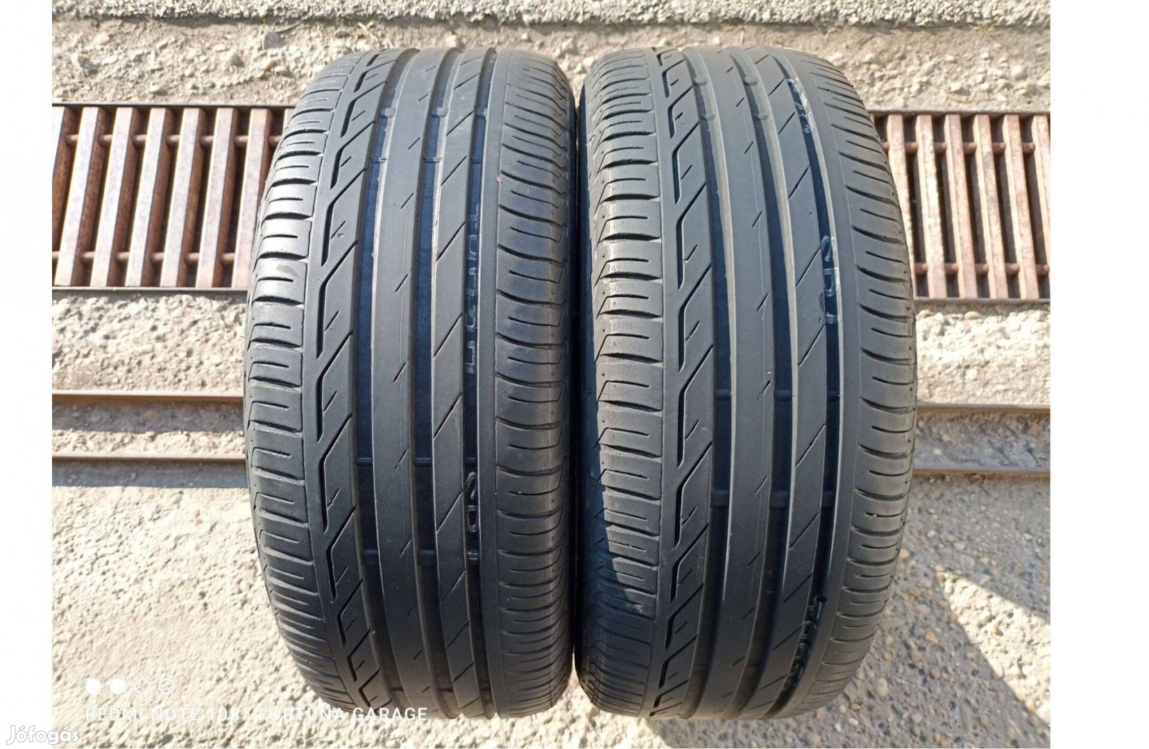 205/55 R16" Bridgestone használt nyári gumik