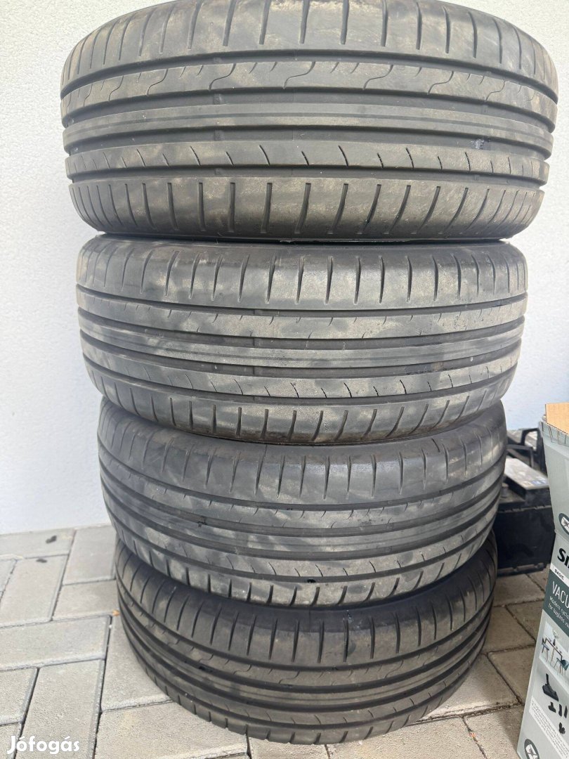 205/55 R16" Dunlop nyári gumi, 5X112 R16" lemezfelni