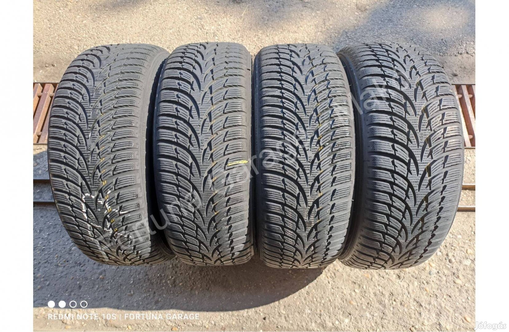 205/55 R16" Nokian használt téli garnitúra