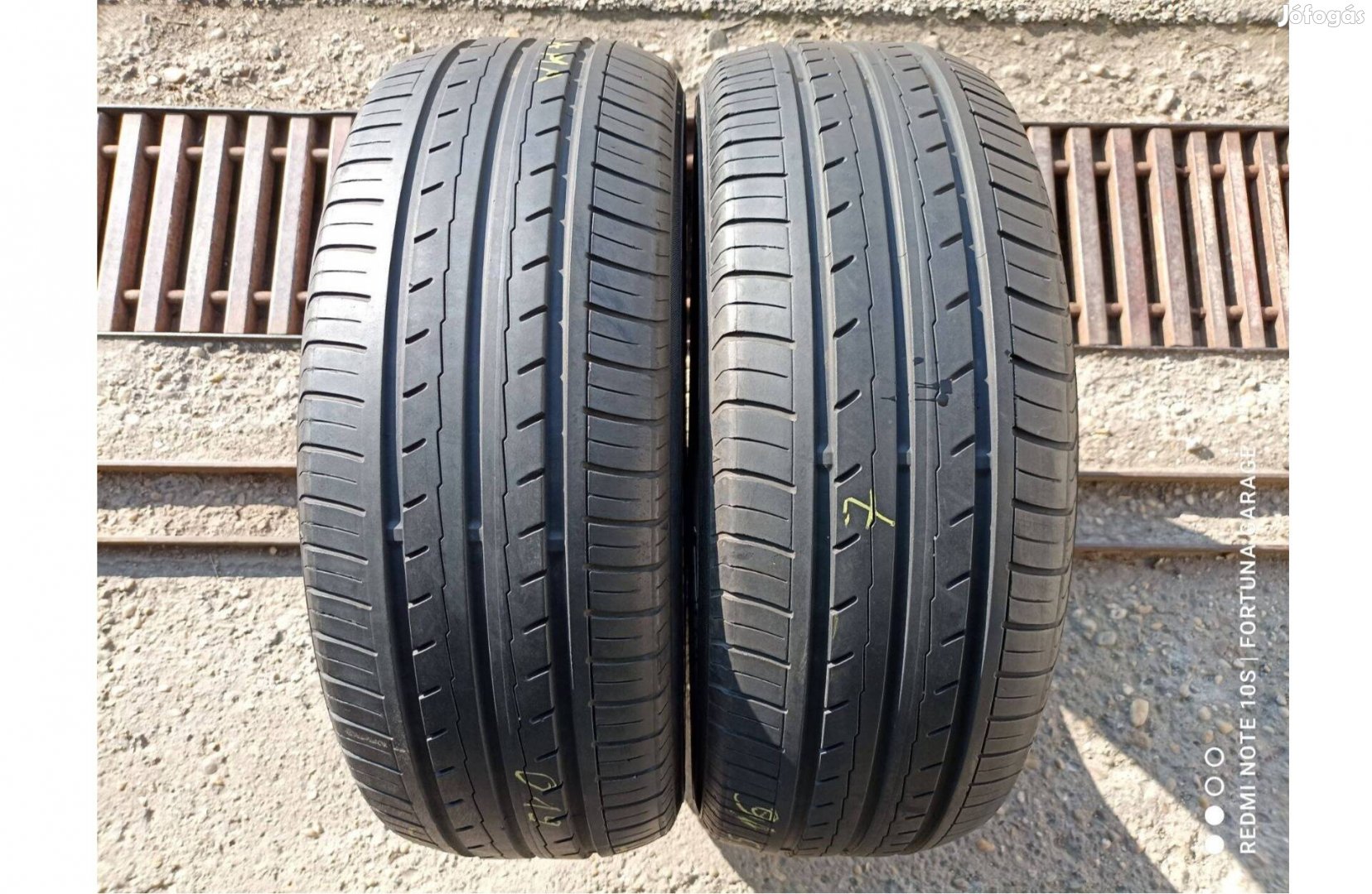 205/55 R16" Yokohama használt nyári gumik