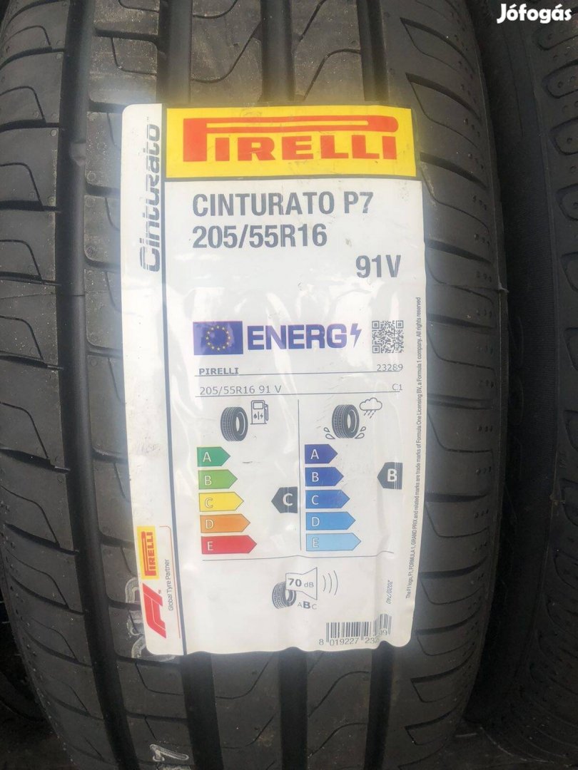 205/55 R16 nyárigumik Pirelli új gumik
