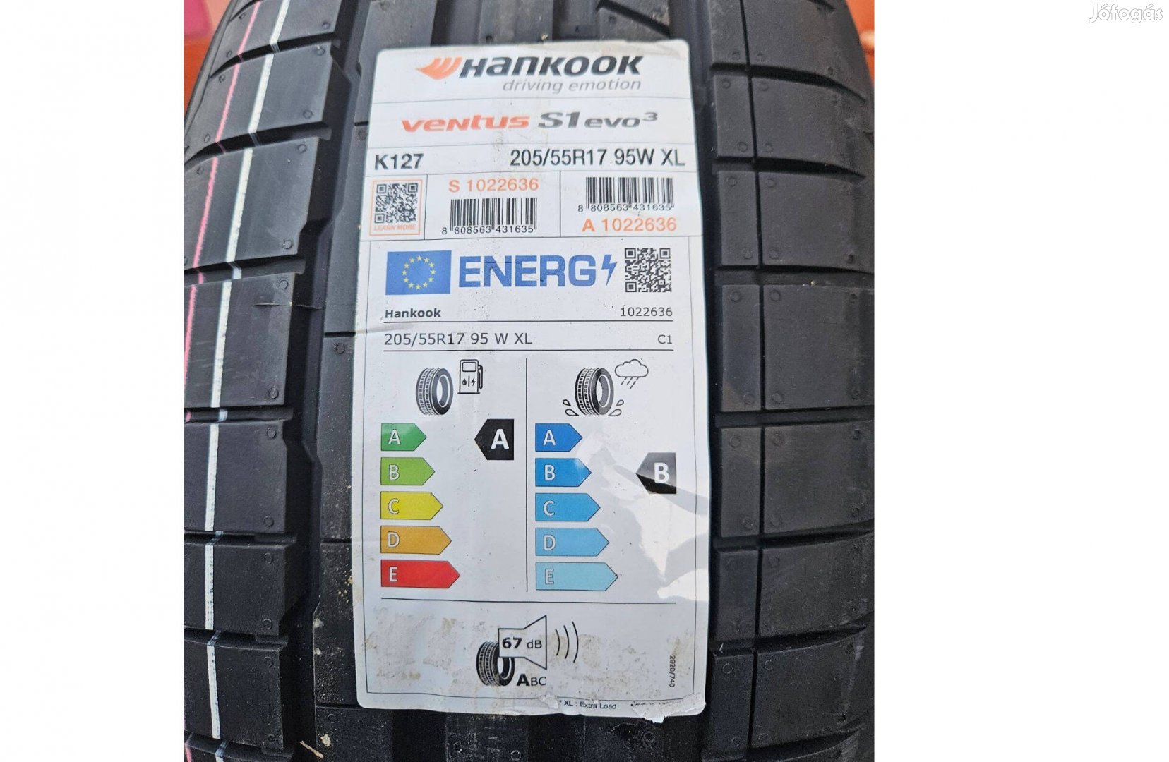 205/55 R17 Hankook új nyári gumi 4db 2024