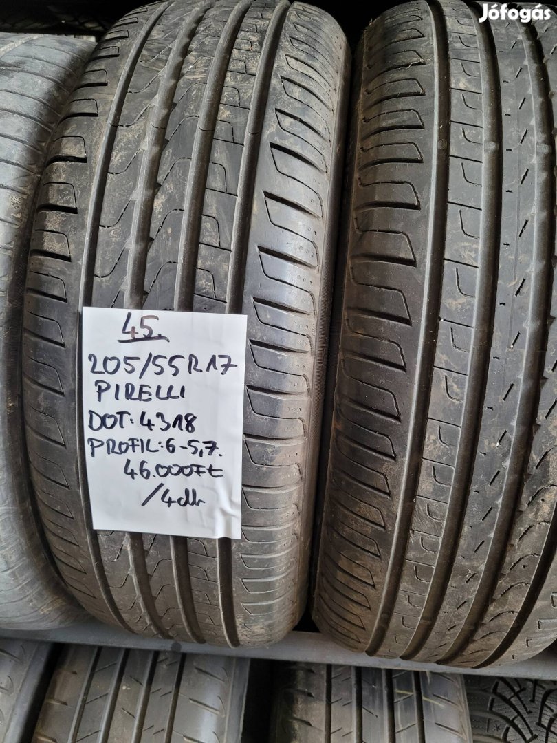 205/55 R17 Pirelli nyári gumik