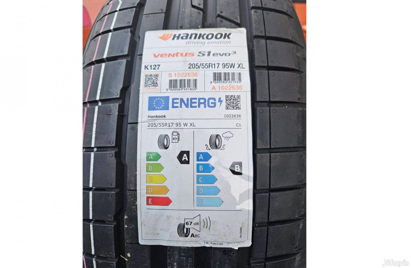 205/55 R17 új Hankook nyári gumi 4db DOT 2024