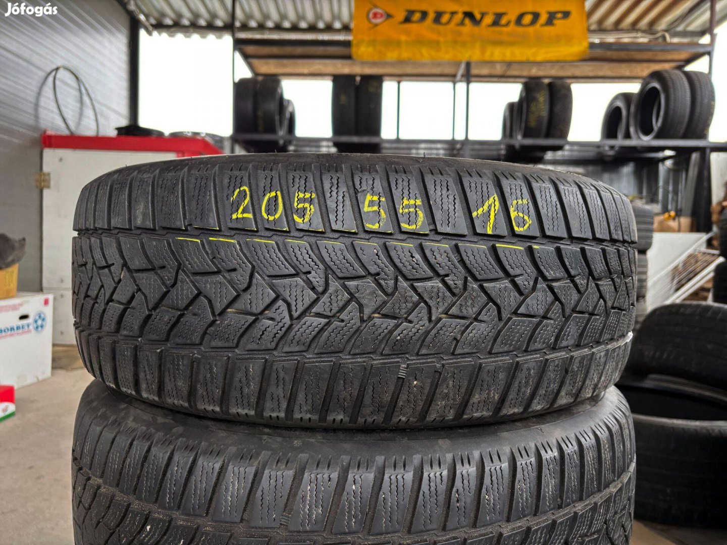 205/55 r16 Dunlop 2021 téligumi 4db eladó 205/55r16 garnitúra