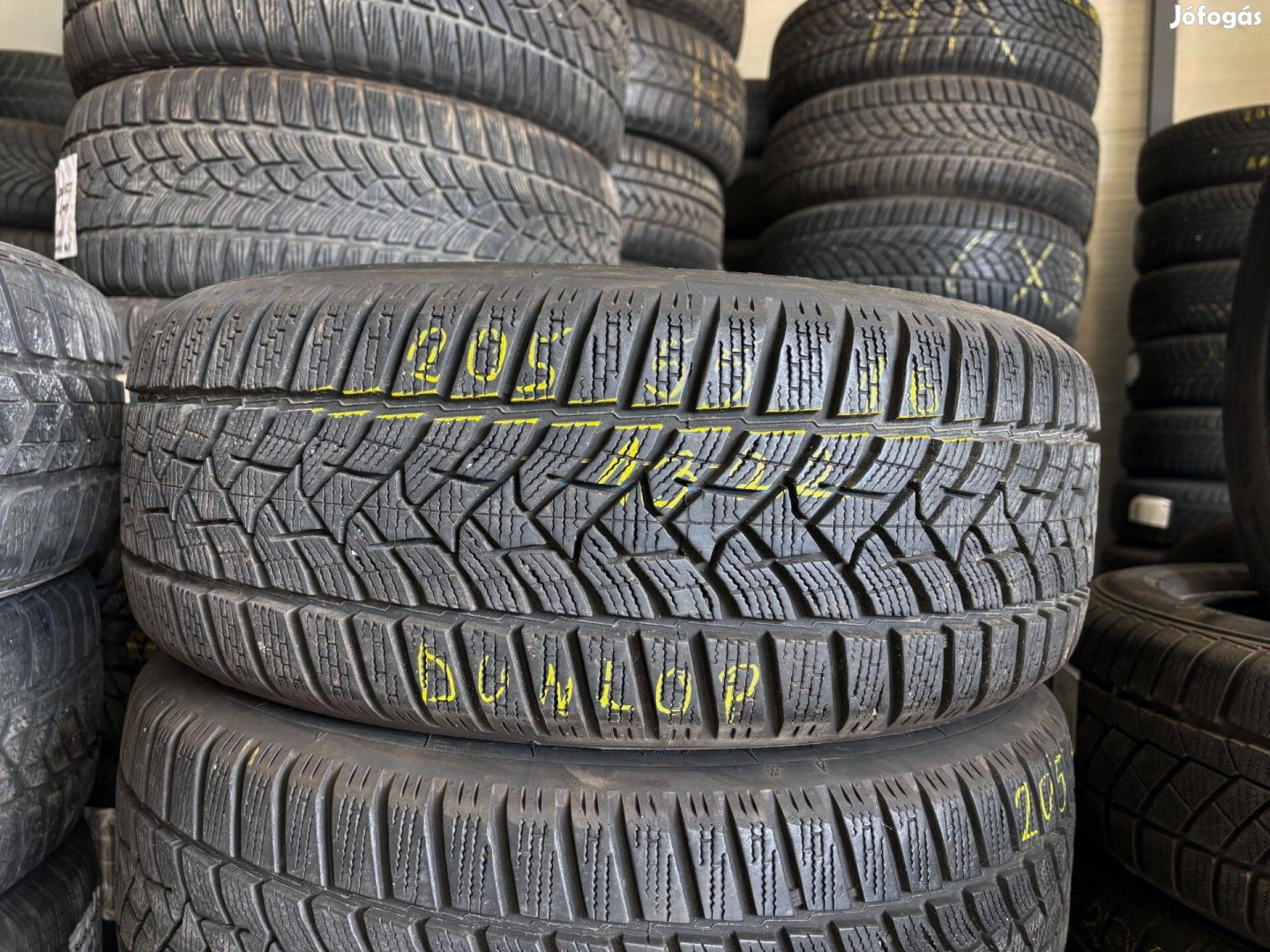 205/55 r16 Dunlop 2022 téligumi 4db eladó 205/55r16 garnitúra