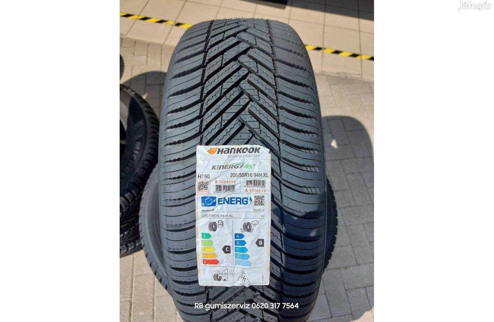 205/55 r16 Hankook 4évszakos Új 2024 30 500 Ft/db