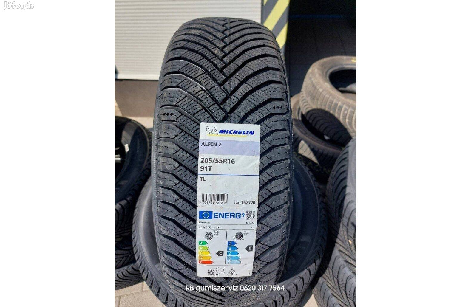 205/55 r16 Michelin Alpin A7 téligumi 2024 47 500 Ft/db