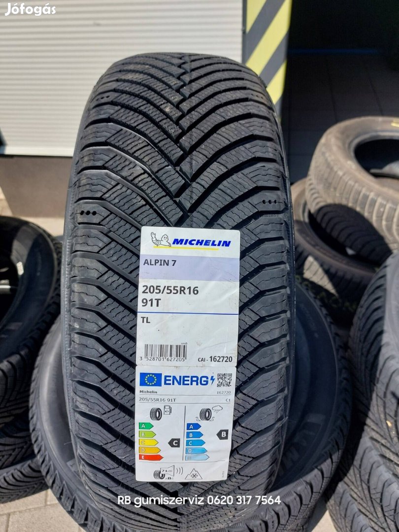 205/55 r16 Michelin Alpin A7 téligumi 2024