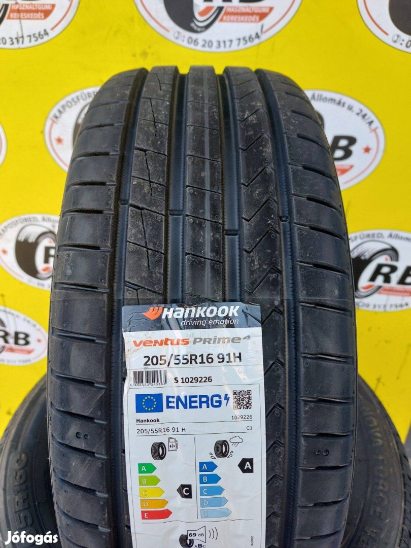 205/55 r16 Új Hankook nyári gumi 27800 Ft/db