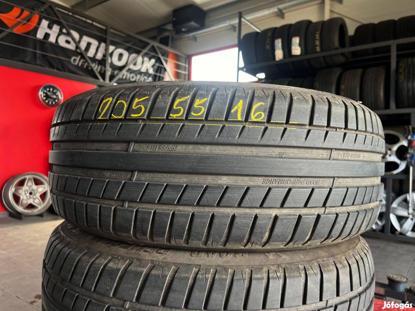 205/55 r16 nyáigumi 4db eladó 205/55r16 garnitúra