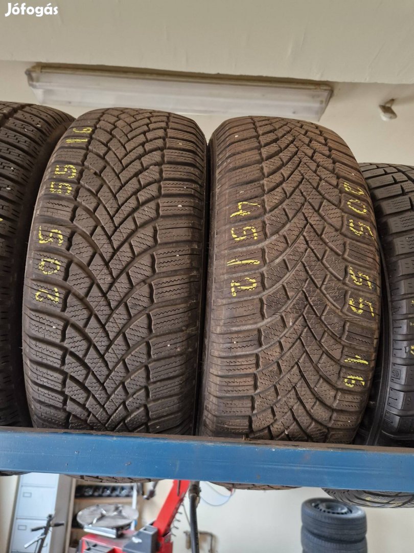 205/55r16 Bridgestone 2db teligumi újszerű 2022