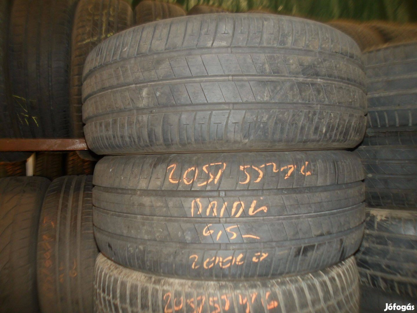 205/55r16 Bridgestone nyári gumi ajándék szereléssel