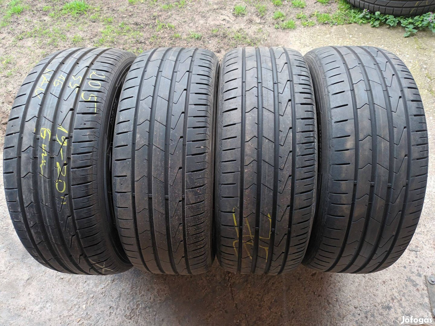 205/55r16 Hankook használt nyári gumi 4db