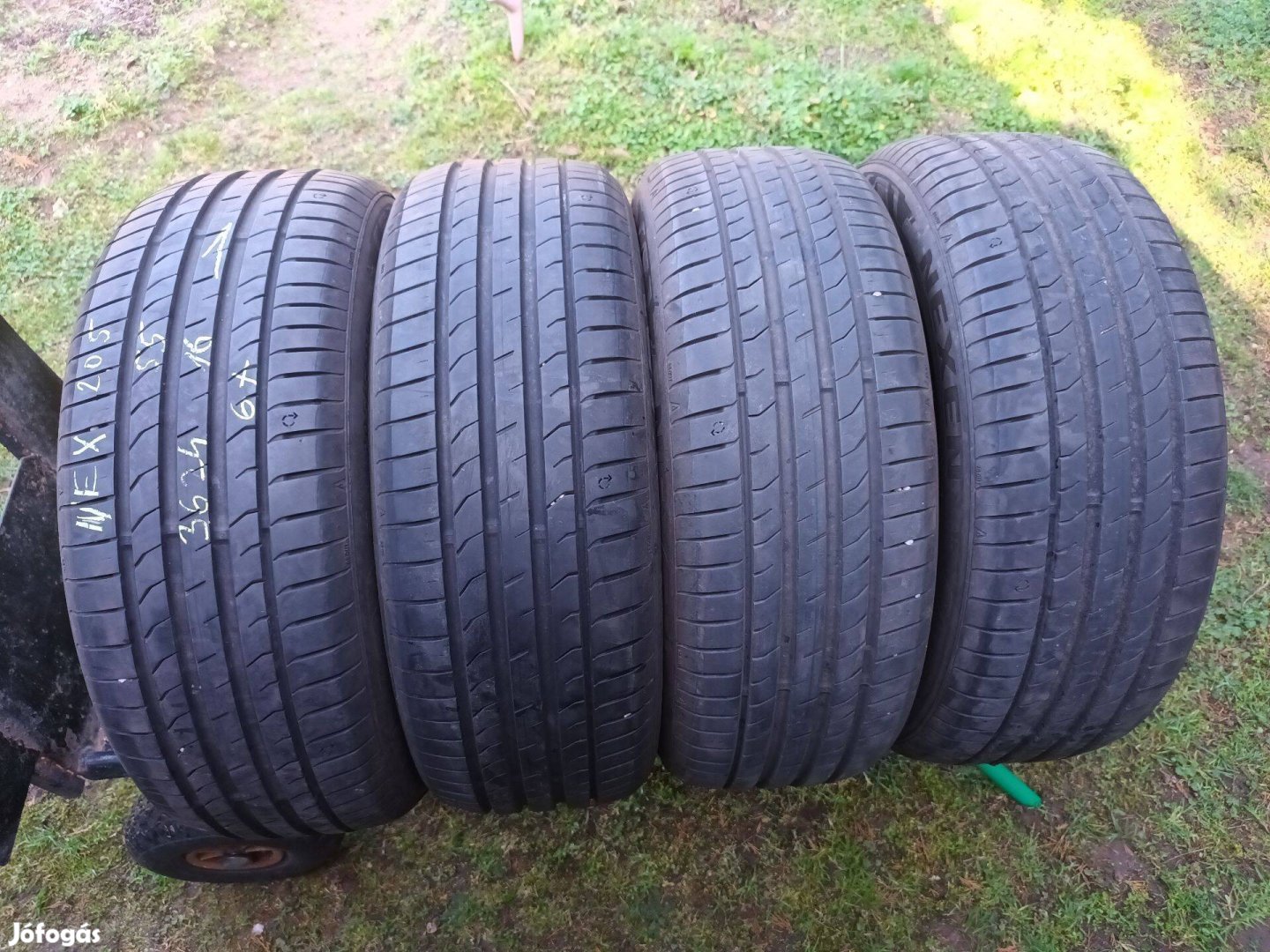 20555r16 Nexen nyárigumi 4db szép!