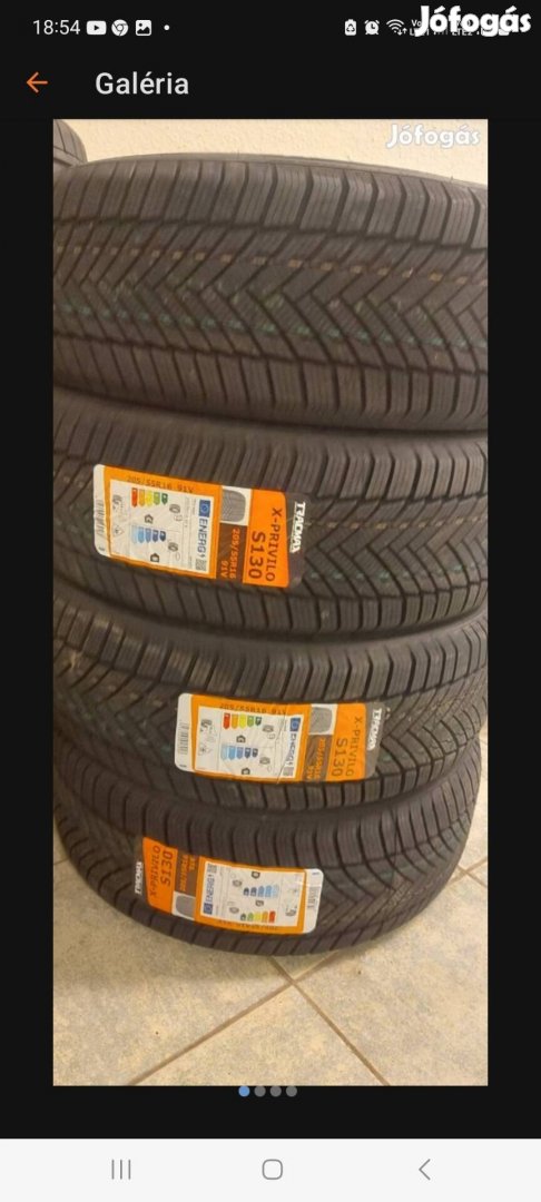 205/55r16 Tracmax teligumi 4db új 2024