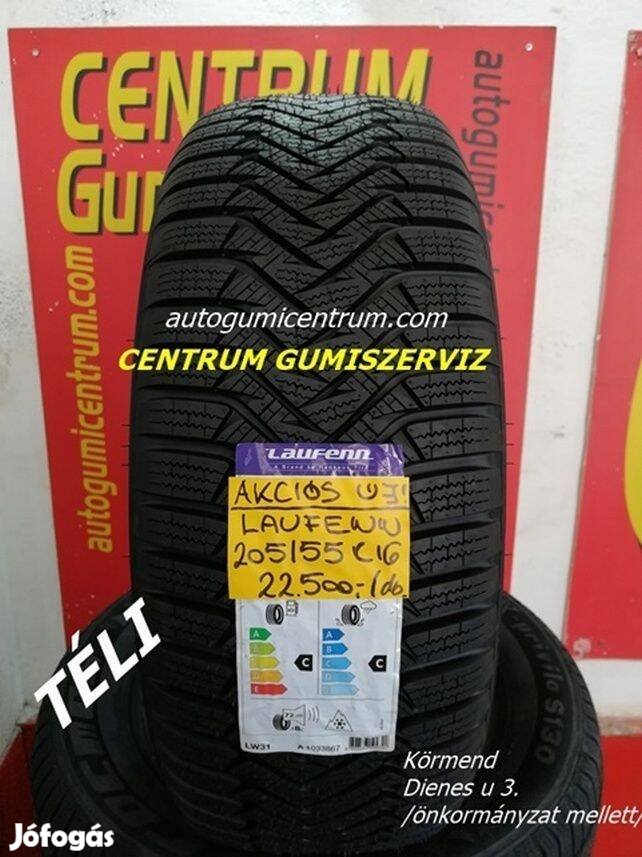 205/55r16 téli gumi újak -Laufenn. 22.500 Ft