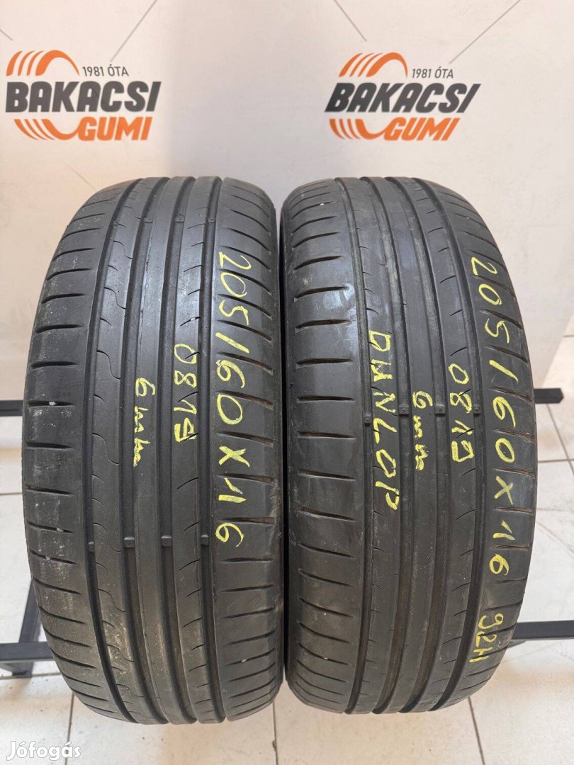 205/60R16 205 60 16 205/60x16 Dunlop nyári gumi eladó