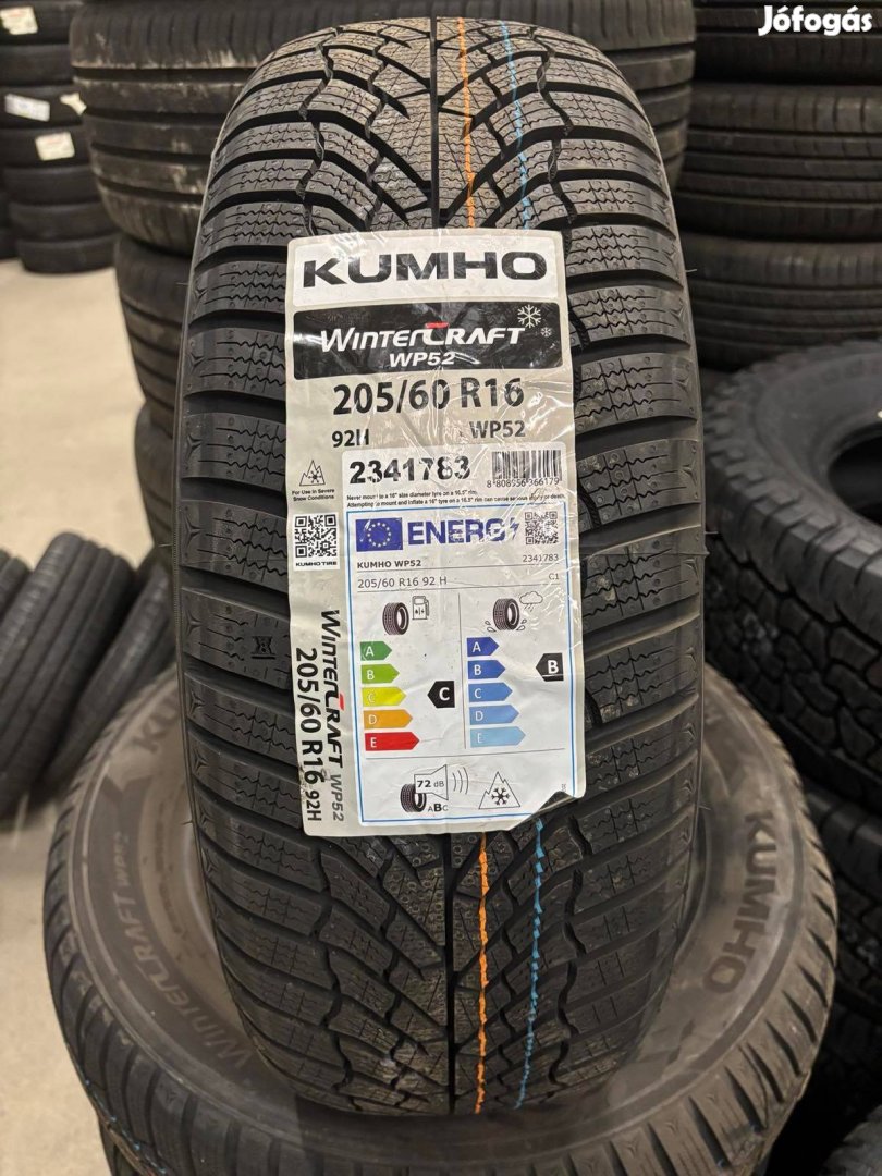 205/60R16 205/60 R16 új Kumho téli gumi ÁR/db Dot24