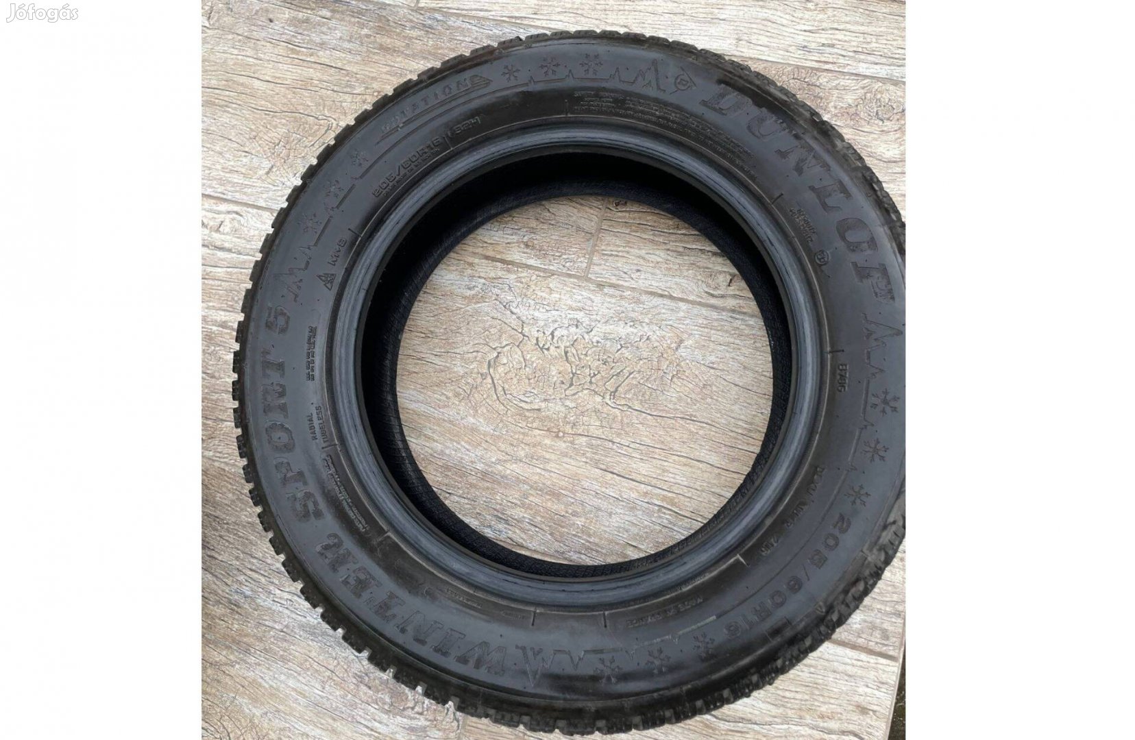 205/60R16 Dunlop használt téligumi