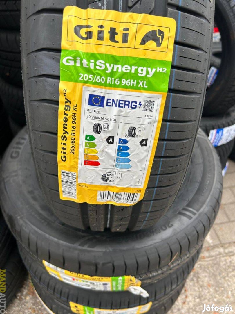 205/60R16 Giti Synergy H2(XL),Új nyárigumi