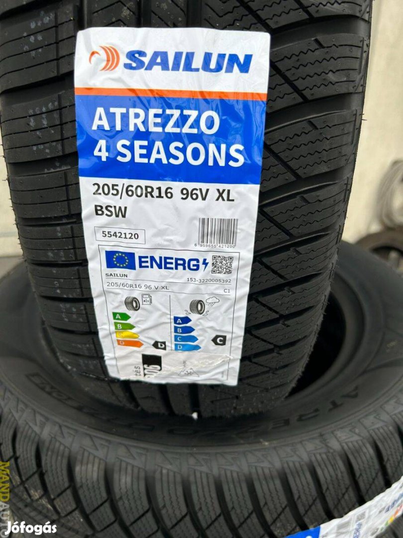 205/60R16 Sailun 4Seasons(XL),Új négy évszakos gumi