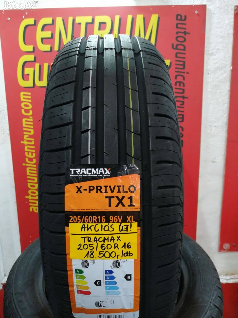 205/60R16 Tracmax akciós nyári gumi 18.500 Ft