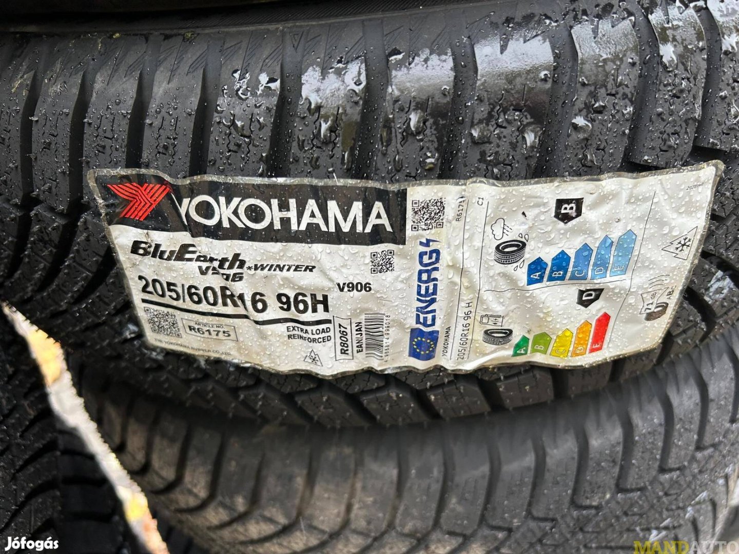 205/60R16 Yokohama Winter V906(XL),Új téligumi