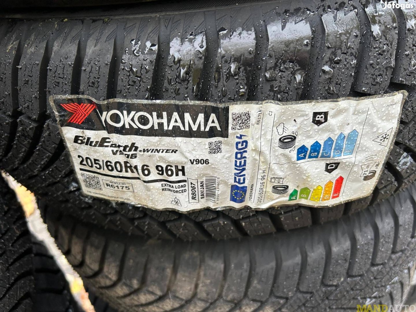 205/60R16 Yokohama Winter V906(XL),Új téligumi