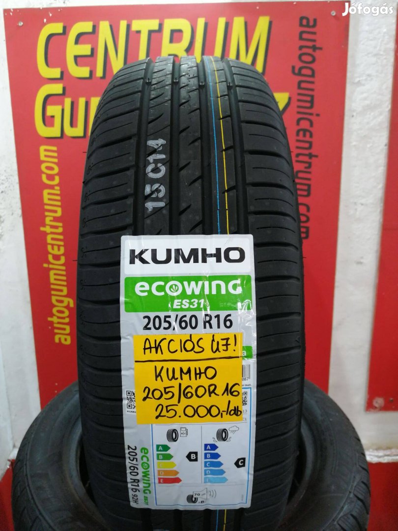 205/60R16 új Kumho nyári gumi