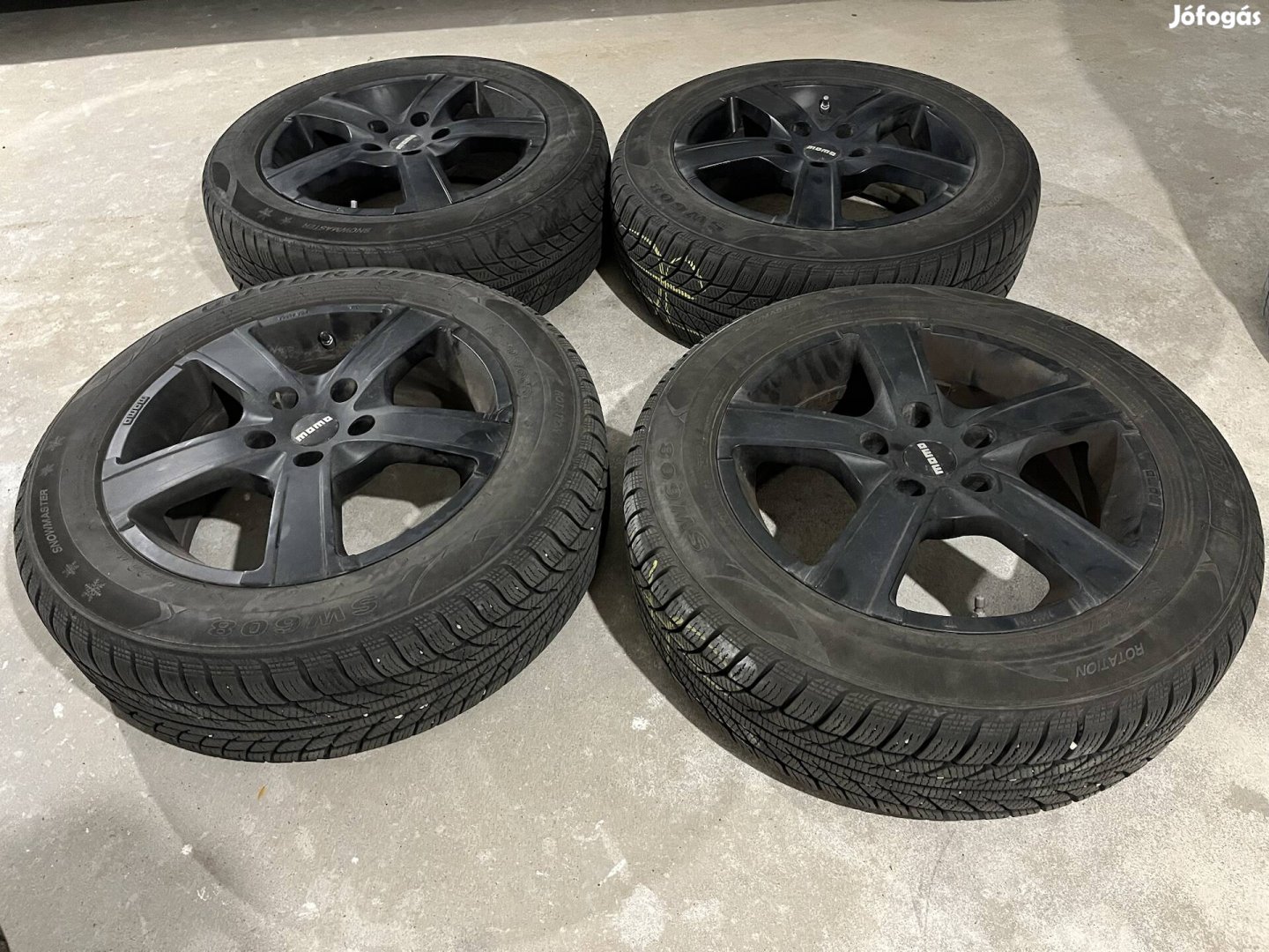 205/60 R16 Goodridge sw608 momo black KBA 48864 könnyűfém felniken