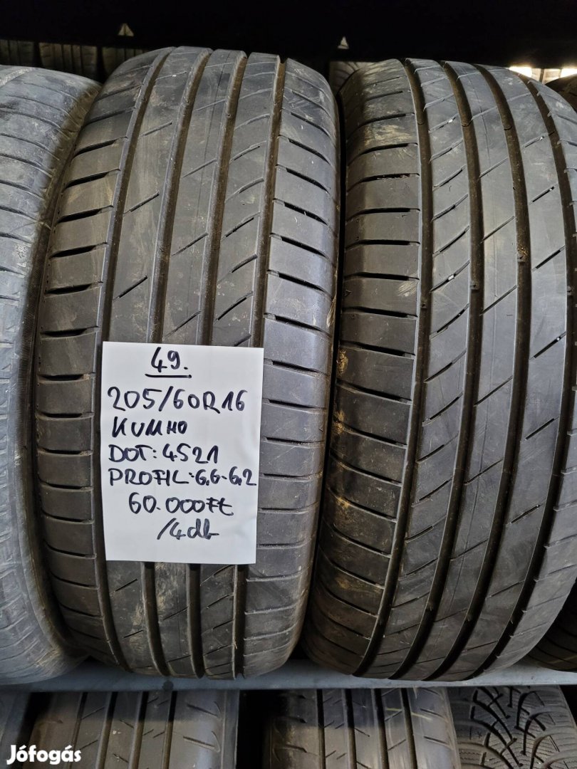 205/60 R16 Kumho nyári gumik