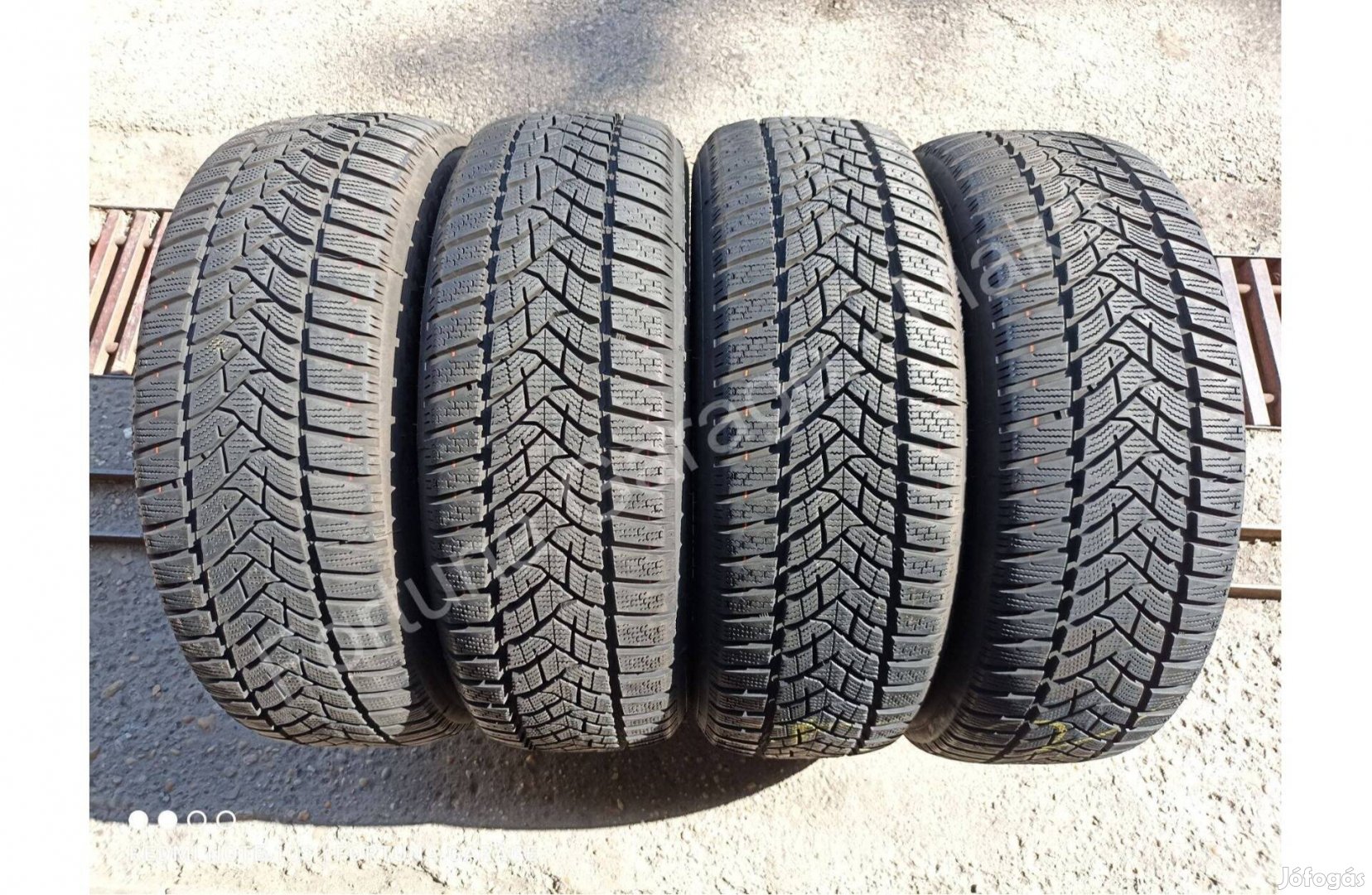 205/60 R16" Dunlop használt téli garnitúra