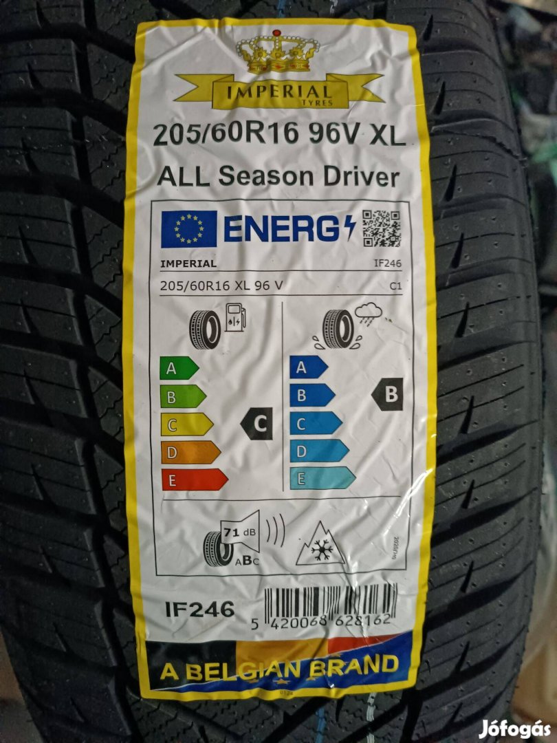 205/60 R16 új 4 évszakos gumi 4db