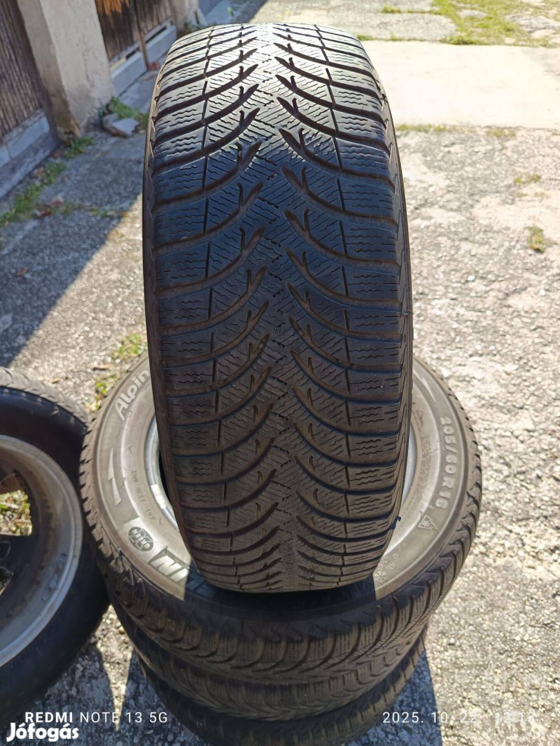 205/60 r16 80%os 4db Michelin téli gumi eladó