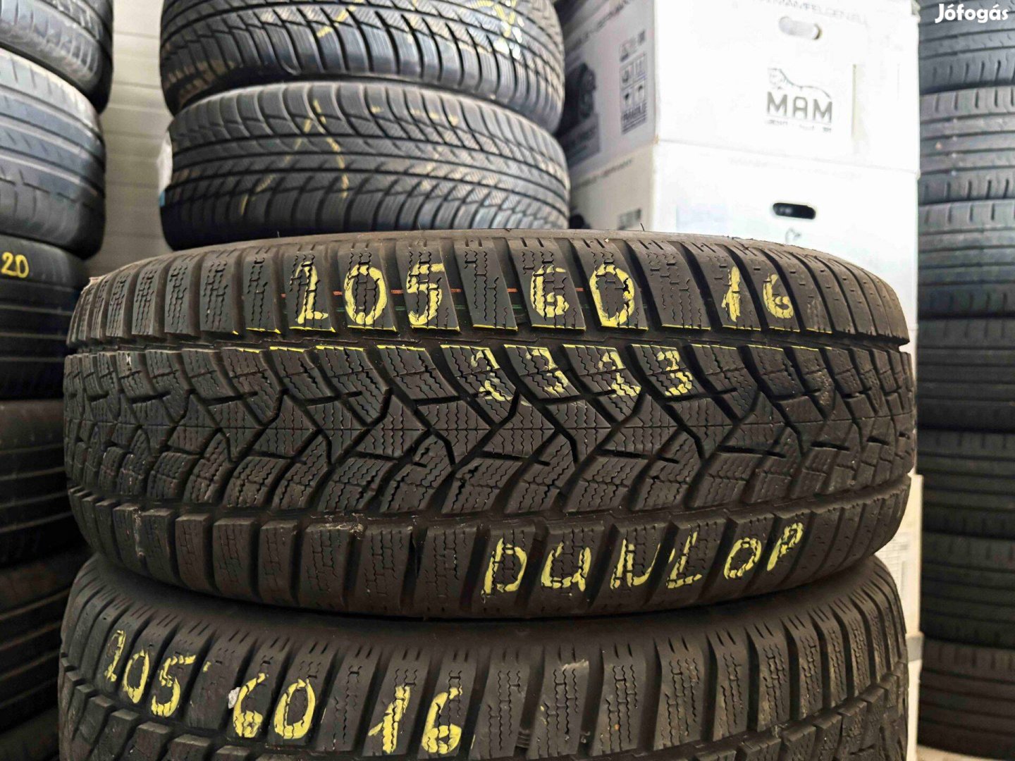 205/60 r16 Dunlop 2023 8mm téligumi 2db eladó 205/60r16