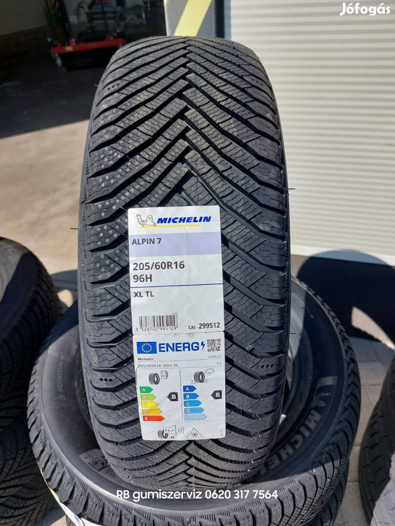 205/60 r16 Michelin Alpin A7 téligumi 2024