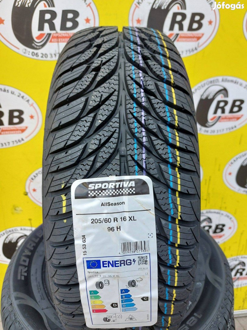 205/60 r16 Sportiva Új 4évszakos 34000ft/db