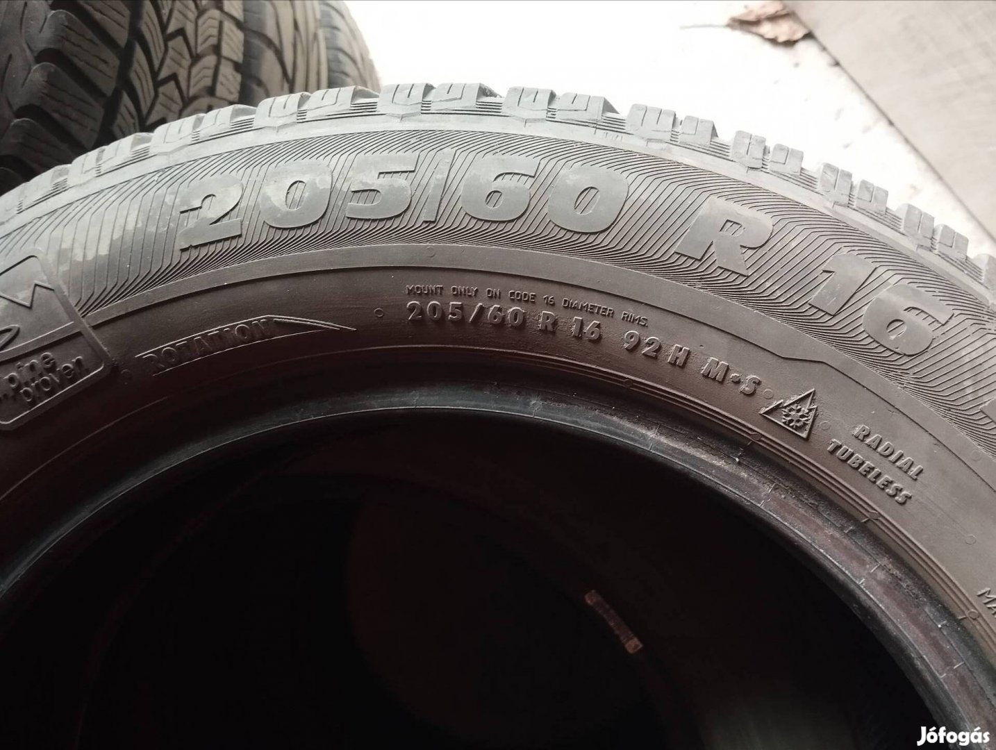 205/60 r16 Téli gumi Semperit Németországból 7 mm-es.