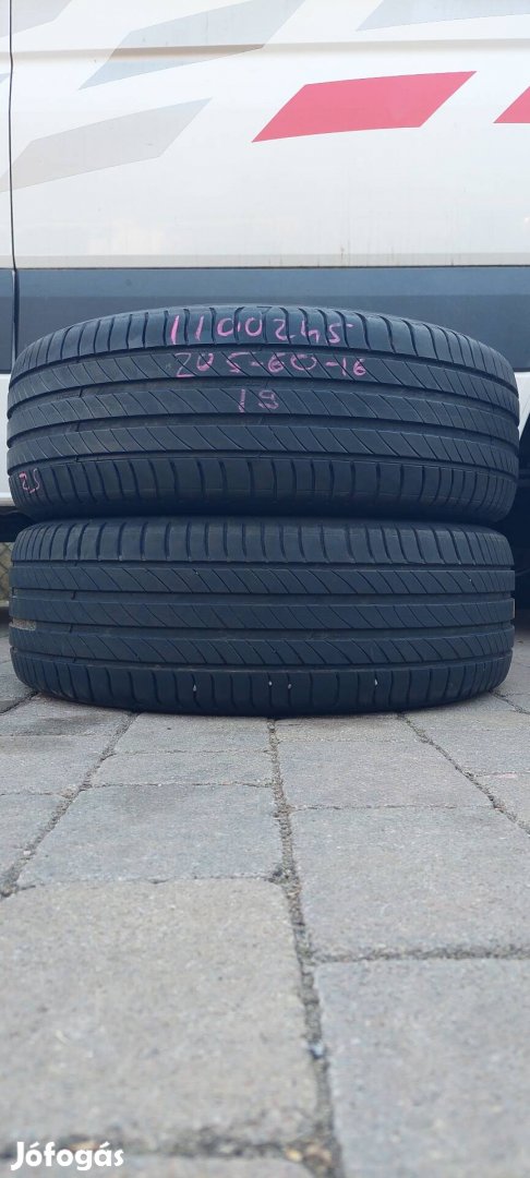 205/60 r16  205/60r16  Michelin nyári gumi 6,4mm