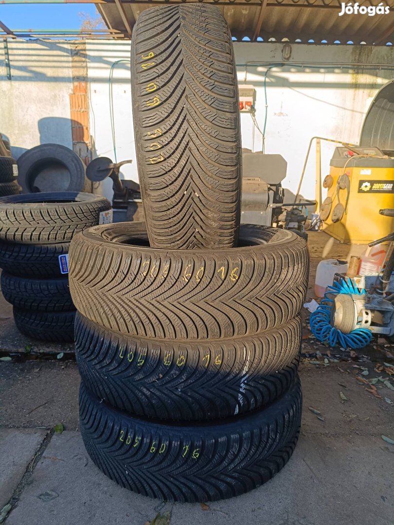 205/60r16 Michelin téli gumi garnitúra +6mm