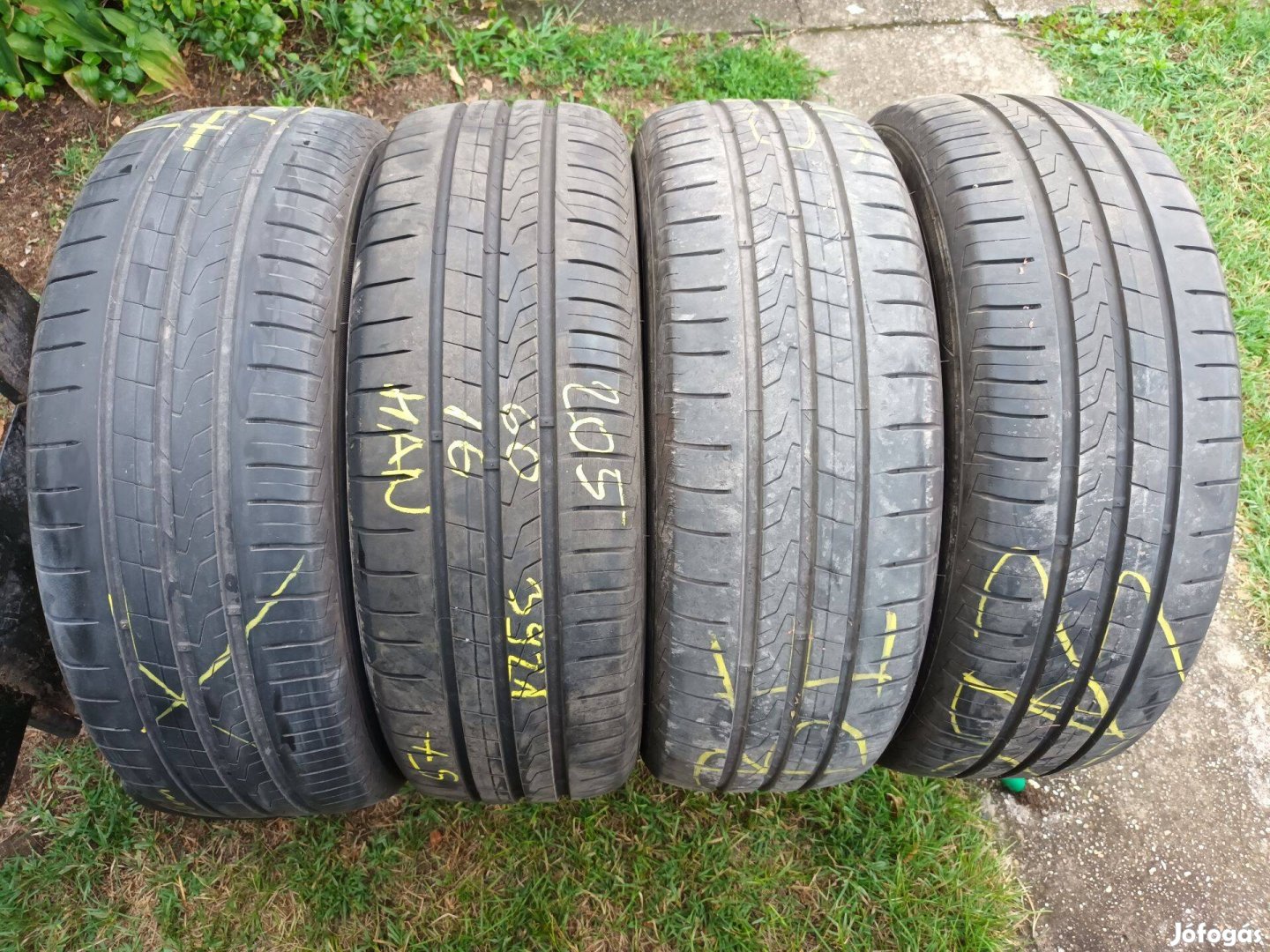 205/60r16 hankook használt nyári gumi 4db