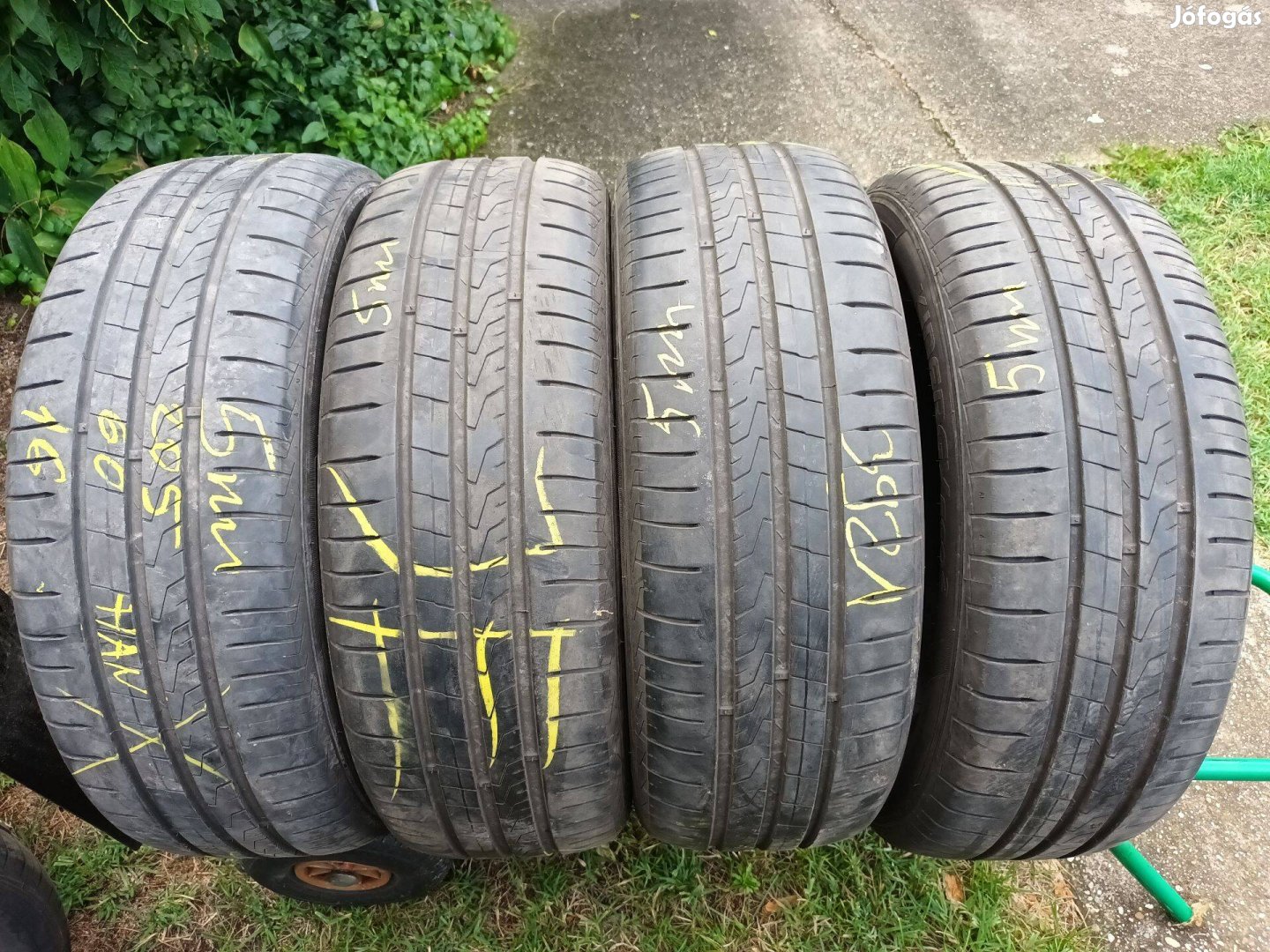205/60r16 hankook használt nyárigumi 4db olcsón