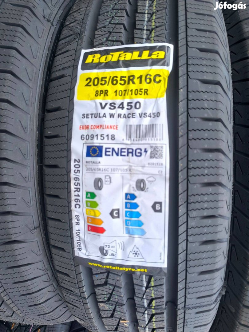 205/65R16C Új Rotalla téli gumi garnitúra 205/65 r16c