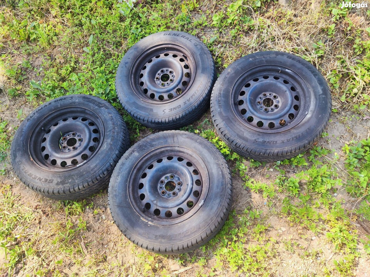 205/65 R15 újszerű nyári gumi 5x98 lemezfelni szett 